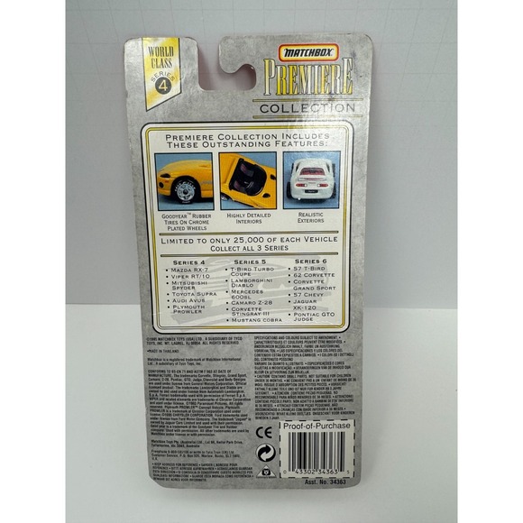 Matchbox Premiere Collection Mitsubishi Spyder World Class Series 4 Limited 1/25 - Picture 3 of 3